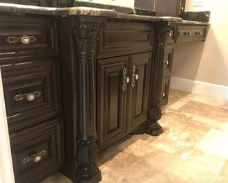 San Antonio Ornate Custom Cabinets