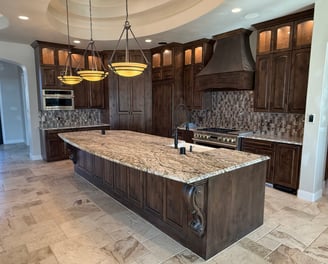 San Antonio Ornate Custom Cabinets