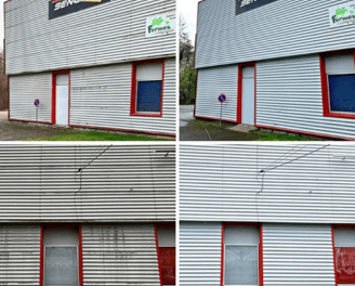 Nettoyage façade magasin Douai, entreprise nettoyage façade et devanture Douai 