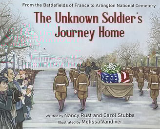 Illustrations from The Unkown Soldier's Journey Home by New Orleans artist Melissa Vandiver.