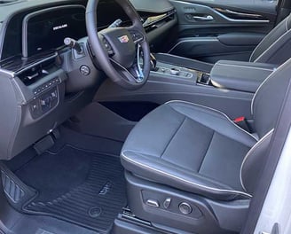 Interior Detailing Image “Deep interior car detailing with steam cleaning and vacuuming of seats"