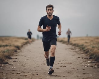 A laptop sits on a wooden table in a room with a whiteboard on the wall. The whiteboard displays a social media content schedule with colored sticky notes under days of the week, planning posts for platforms like Twitter, TikTok, Instagram, and Facebook. The laptop screen shows a website related to social wall solutions.