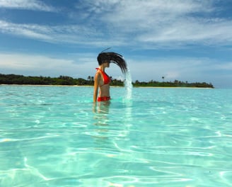 Piscine naturelle à Sian Ka'an