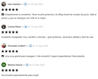 captura de pantalla de testimonios de usuarios que compraron en Temu y están satisfechos