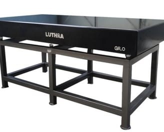 Granite surface table for precision flatness