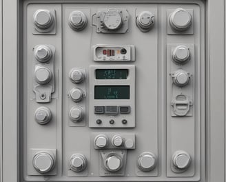 A close-up view of a car's air conditioning control knob, displaying temperature settings. The dial has blue and red colors indicating cooler and warmer temperatures, with the letters 'A/C' in the center. The text 'MAX A/C USE' appears below the dial.