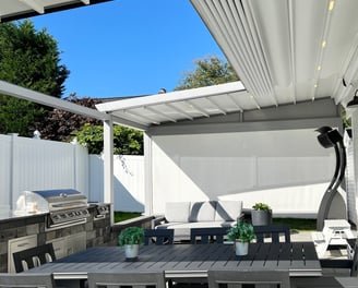 outdoor pvc pergola