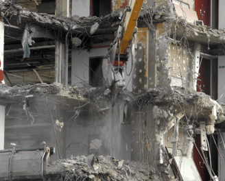 travaux de démolition