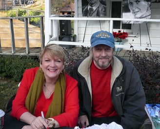 Alison Arngrim and Mike Purdy at Corsicana 2023