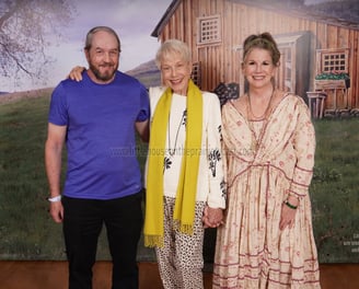 Karen Grassle, Melissa Gilbert, and Mike Purdy at Simi Valley 2024