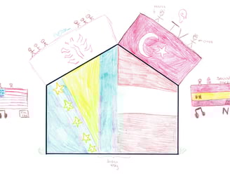 example 3 a session of Linguistic Living Spaces Methode