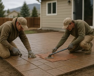 stamped concrete