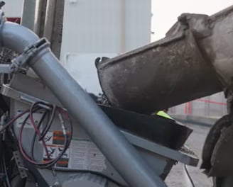 Mixing concrete for a flatwork