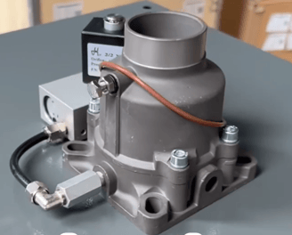 Air compressor inlet valve for precise airflow regulation, ensuring efficient system operation