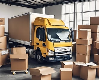 outdoor lamps turned on