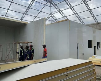 installation of a cold storage