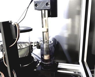 Messzelle eines vollautomatiserten pH Mess- und Kalibriergerät