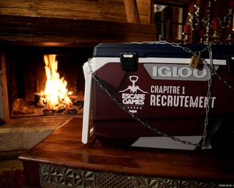 un glacière escapero, l'escape game ou vous devez sauver l'apéro