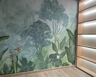 tapyba ant sienos - gamta jūsų namuose