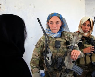 female soldier cultural support team