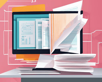 Image illustrating merge and split documents