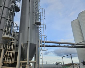 silo for filler or powder