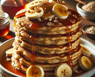 Banana Oat Pancakes (Egg-Free & Vegan)