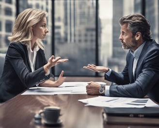 person raising his right hand near body of water during daytime