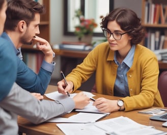 A wooden table features three cards spread out. One card shows an image of a child wearing jeans and a gray shirt, with hands in pockets. Another card displays an old, weathered doll face. The third card, placed diagonally, has the text 'POINTS OF YOU' printed on it. The colors are warm and subdued, with a focus on browns and grays.