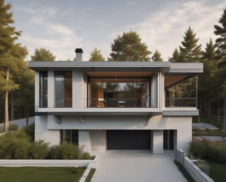 progetto villa moderna architetto mantova