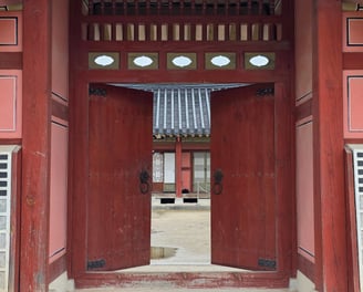 Hwaseong Haenggung wooden gate