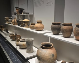 Various pottery vessels