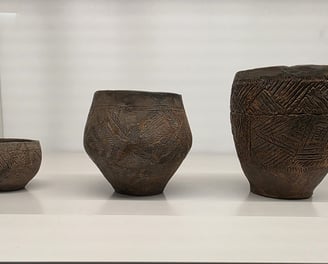 Neolithic pots of different size