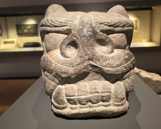 Balhae stone dragon head