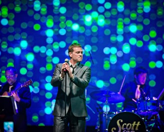 Scott Keo, singing his Michael Buble' Tribute Show ins the U.S.