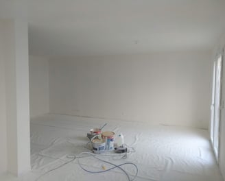 Peinture intérieure d'une maison neuve à Angoulême