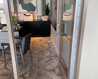 luxury apartment office door