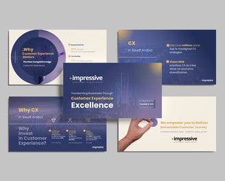 Business Profil Beispiel vom Unternehmen CX Customer Experience - 5 Folien