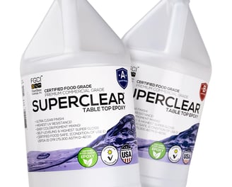 Superclear resin epoxy is commercial grade in sale with epoxyreviews.org with epoxy resin deals