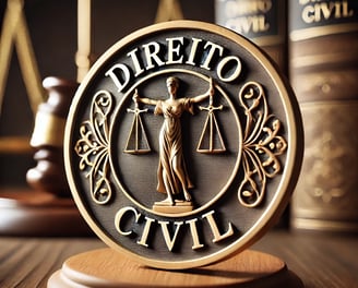 Balança da justiça - Direito Civil