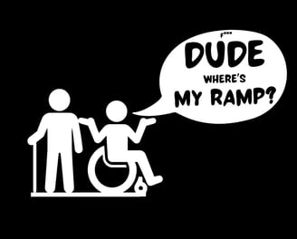 Dude Where's My Ramp? Logo