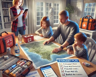 image plan de secours familial