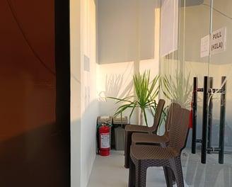 Waiting area of Sioson Medical Clinic