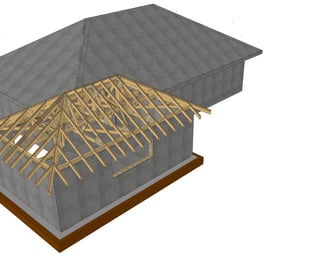 Vue aérienne 3D de l'extension