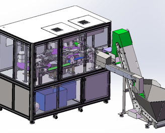 AI Enabled Defect Detection System with Auto loader for O-Ring surface defect recognition & manage