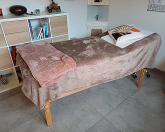table de massage du cabinet