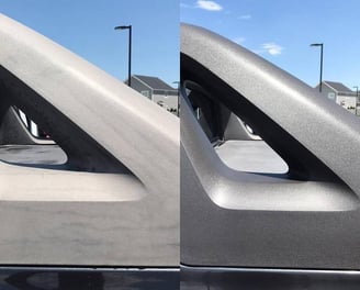 faded black trim