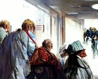 the art and spirit of working  in the chaos of an emergency room