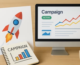 Digital marketing team monitoring and optimizing live Google Ads campaigns daily to drive stronger,