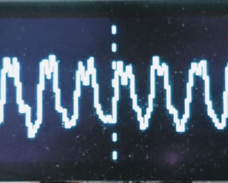 Arduino oscilloscope waveform display